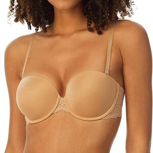 DKNY Women's Modern Lace
Strapless Bra DK4049 - Glow (Nude 4) Sz. 40 C NEW